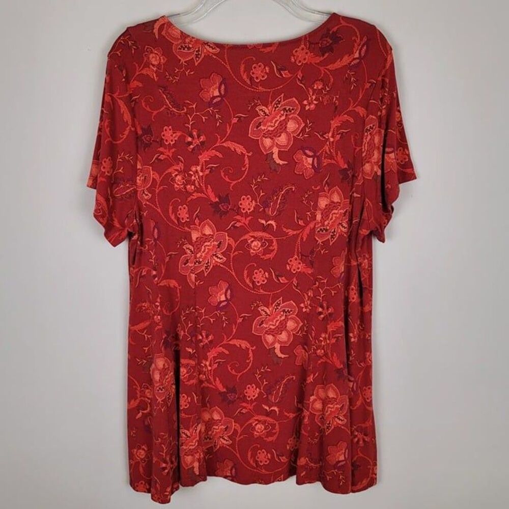 Torrid Size 2x Super Soft Button Front Seamed Top… - image 4